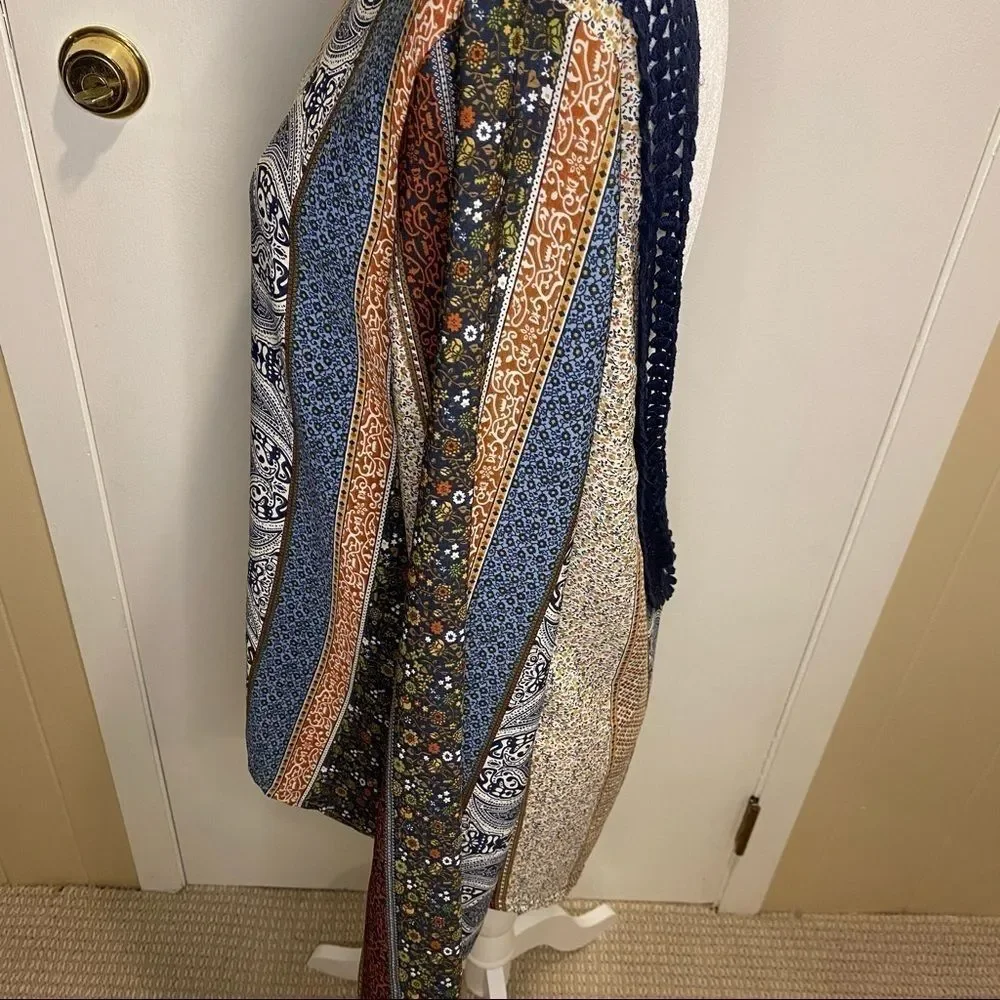 Vintage Havana Open Back Blouse - Picture 2 of 7